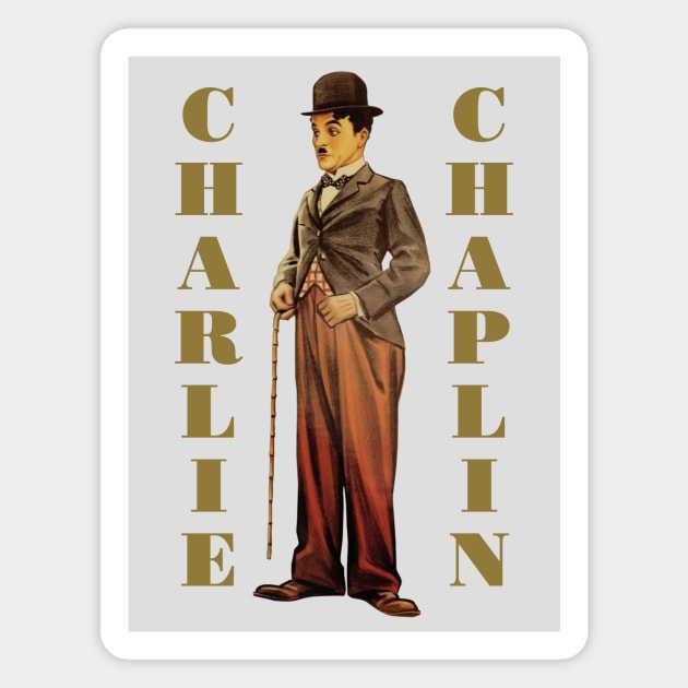 Charlie Chaplin Magnet by PLAYDIGITAL2020